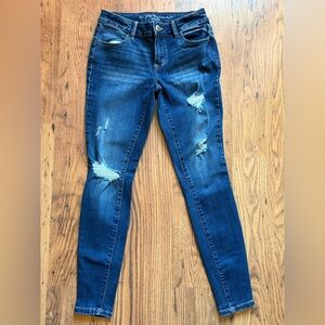 m Jeans by Maurices - Dark Blue Distressed Jeans size Medium